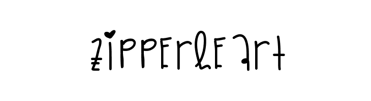 ZipperHeart  baixar fontes gratis