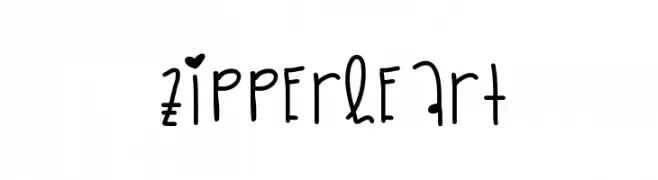 ZipperHeart  Frei Schriftart Herunterladen