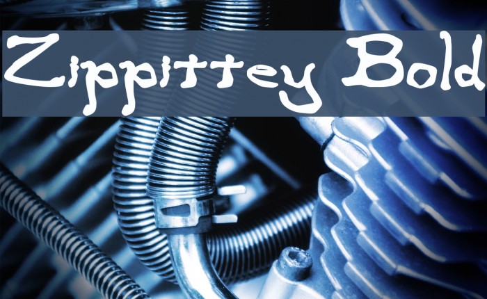 Zippittey Bold Font examples