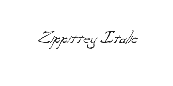Zippittey Italic Logo