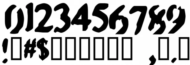 Zipple    Bold Font OTHER CHARS