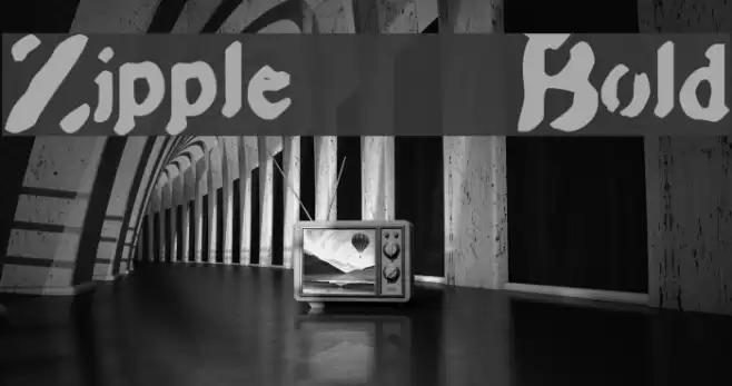 Zipple    Bold Font examples