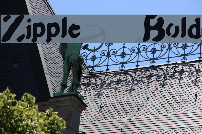 Zipple Bold Font examples