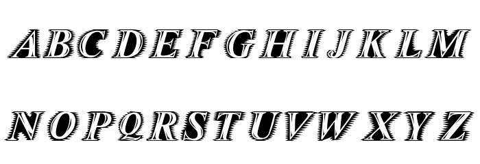 Zippo Font LOWERCASE