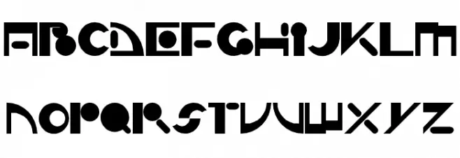 Zippy Schriftart Groß