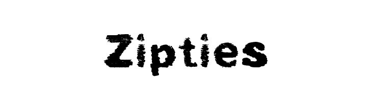 Zipties  免费字体下载