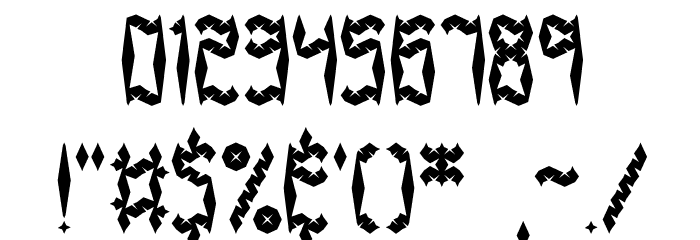 Zirconia BRK Schriftart Anderer Schreiben