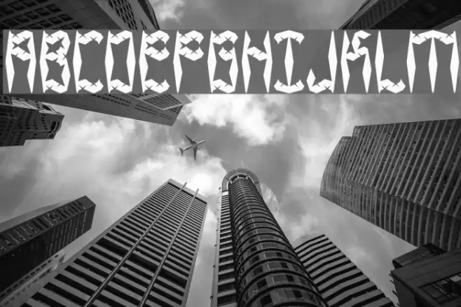 Zirconia BRK Font examples