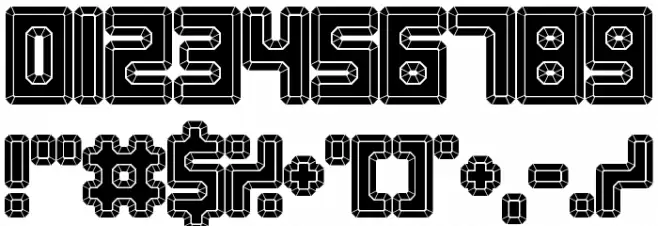 Zirconia Regular Font OTHER CHARS