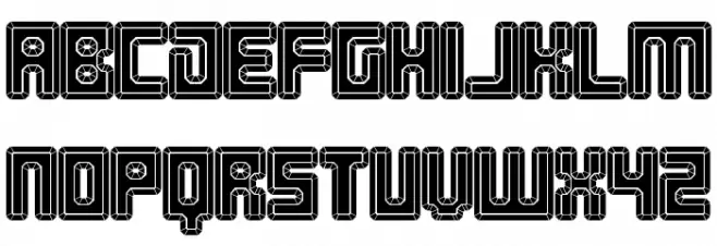 Zirconia Regular Schriftart Groß