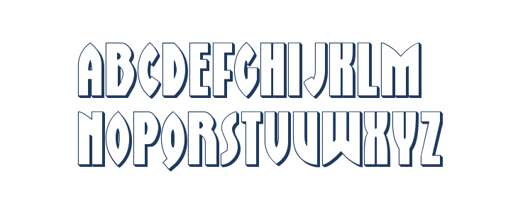 Zirconian 3D Lowercase