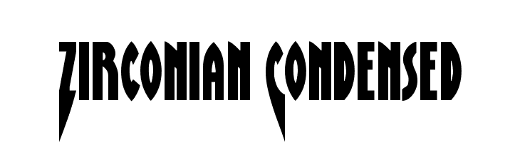 Zirconian Condensed  Frei Schriftart Herunterladen