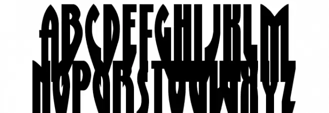 Zirconian Condensed Шрифта ВЕРХНИЙ