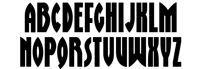Zirconian Condensed Font LOWERCASE