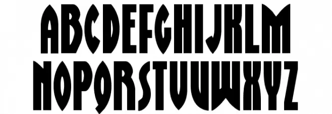 Zirconian Condensed 字体 小写