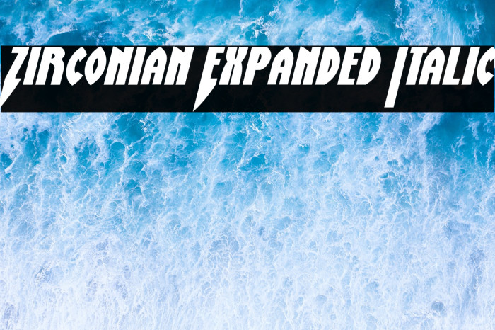 Zirconian Expanded Italic Example 3