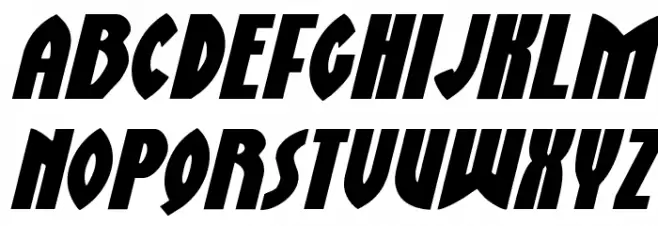 Zirconian Expanded Italic फ़ॉन्ट लोअरकेस