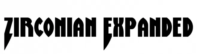 Zirconian Expanded  Free Fonts Download