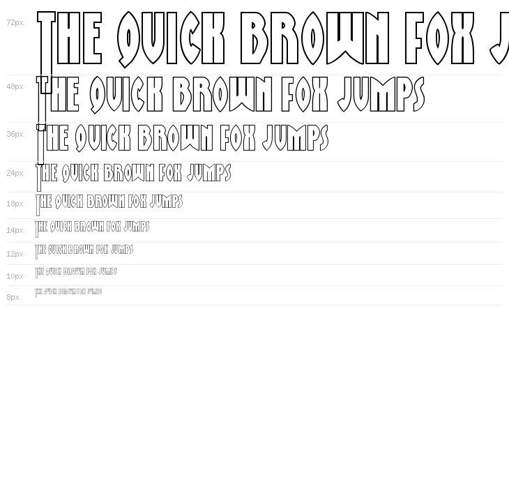 Zirconian Outline Waterfall