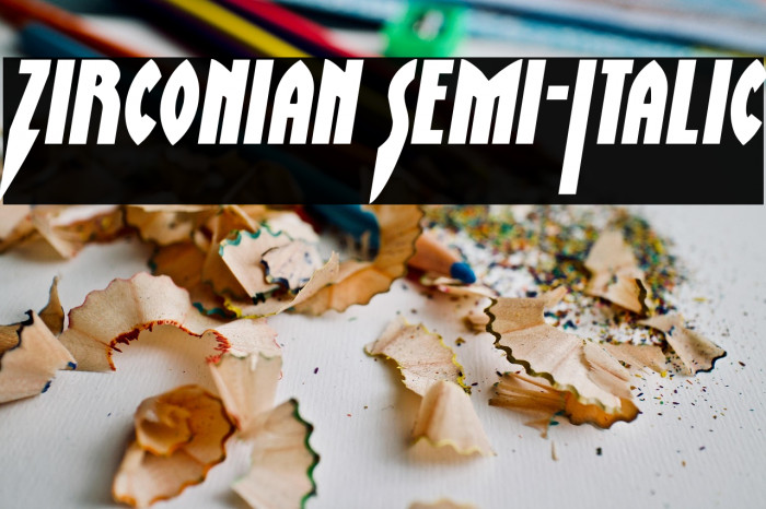 Zirconian Semi-Italic Example 2