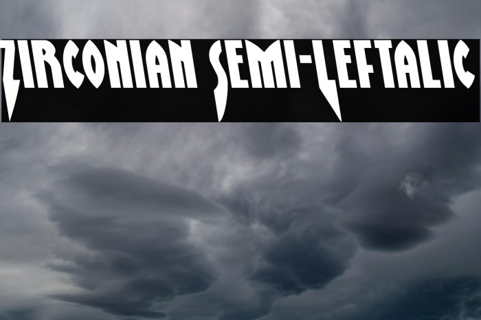 Zirconian Semi-Leftalic Example 2