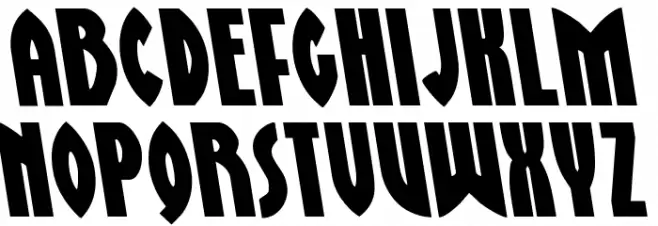 Zirconian Semi-Leftalic フォント 小文字