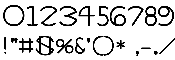 Zirkle Font OTHER CHARS