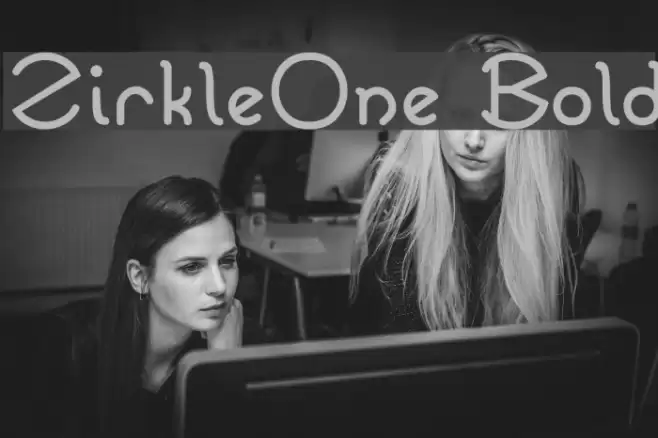 ZirkleOne Bold Font examples