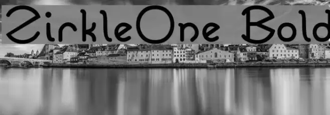 ZirkleOne Bold Font examples