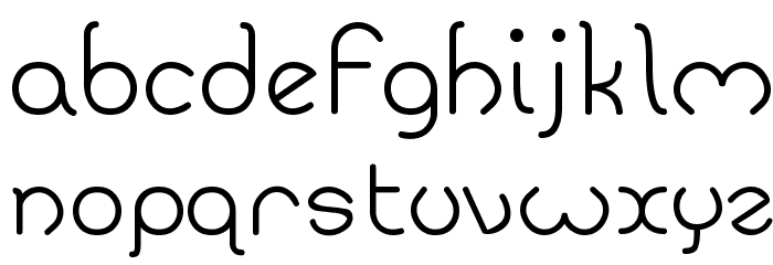 ZirkleOne Regular Font LOWERCASE