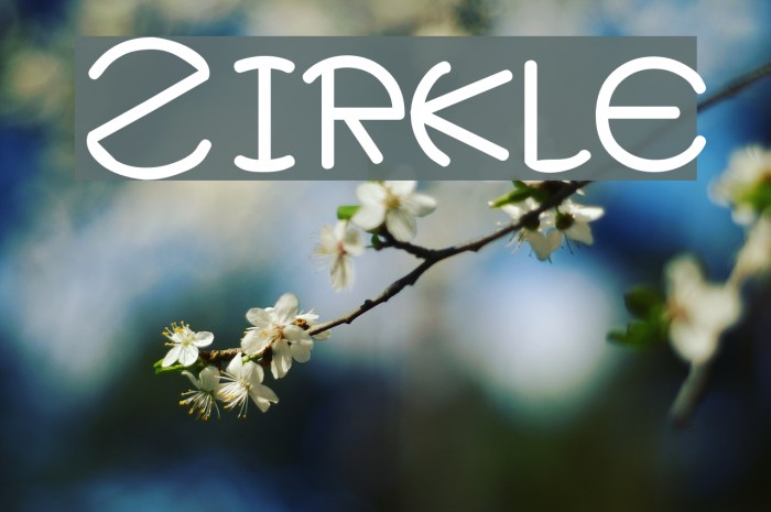 Zirkle Font examples