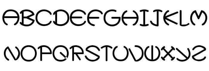 Zirkle Font LOWERCASE