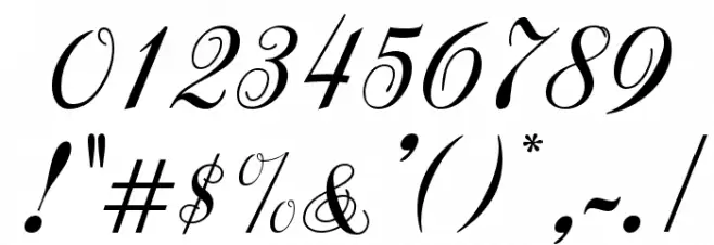 Zirkon Font OTHER CHARS