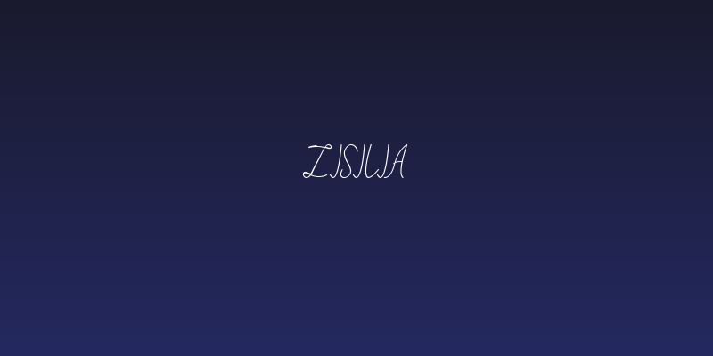 Zisilia Social Header