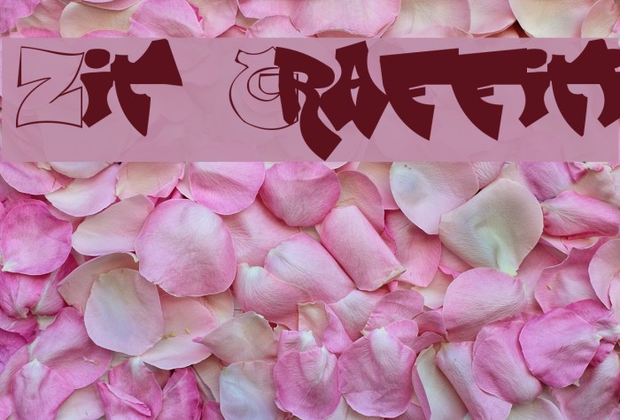 Zit Graffiti Font examples
