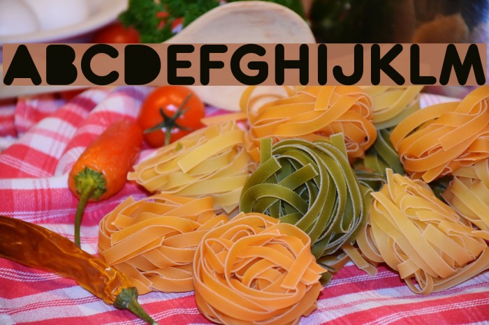 Zitti Font examples