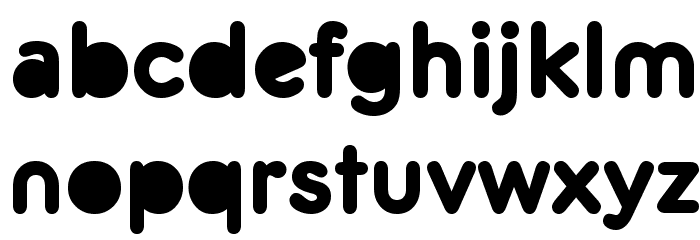 Zitti Font LOWERCASE