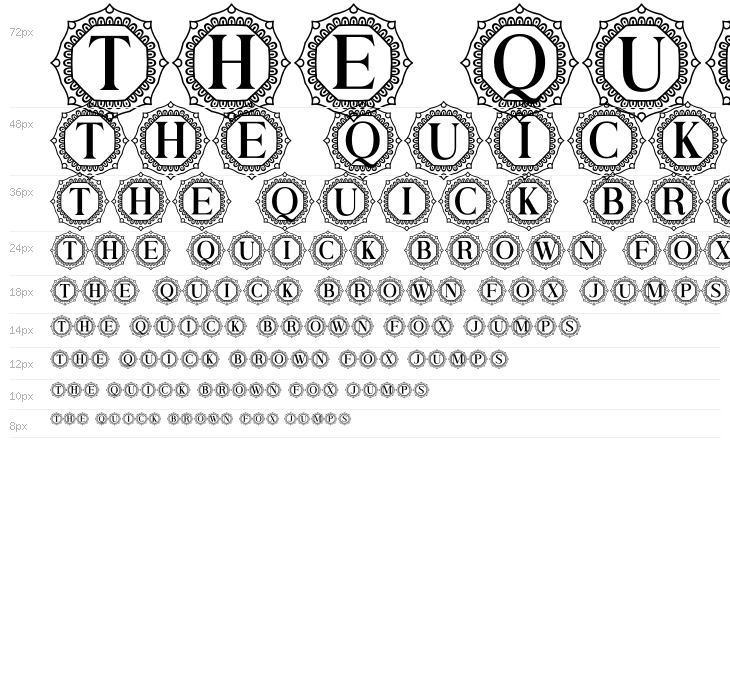 Ziviliam Monogram Waterfall