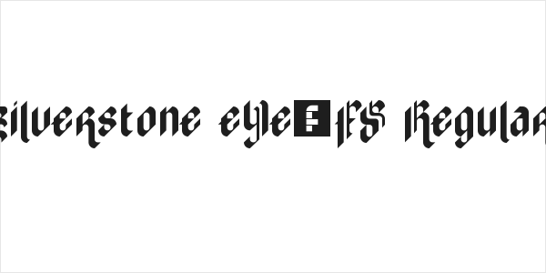 zilverstone eYe/FS Regular Logo