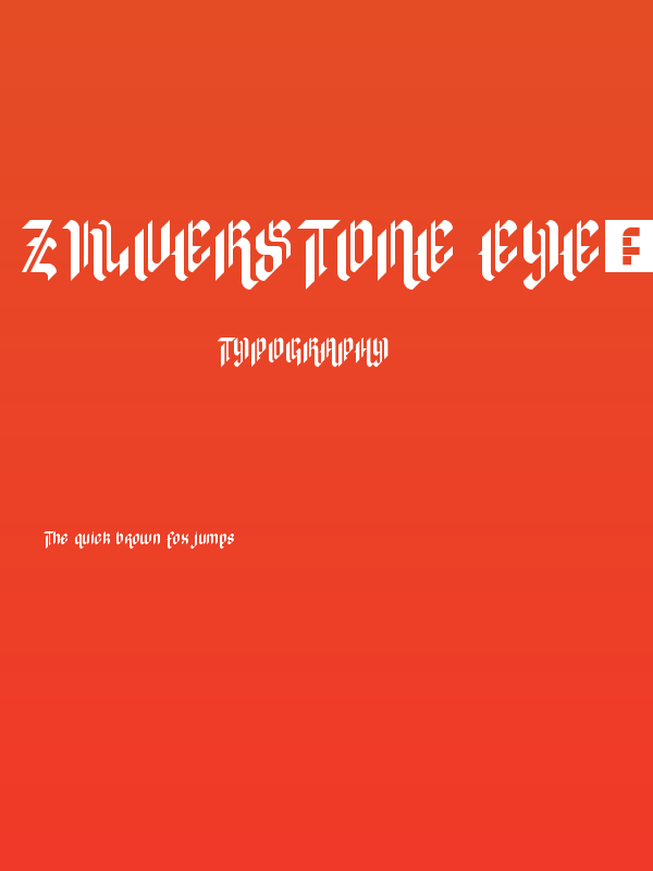 zilverstone eYe/FS Regular Poster