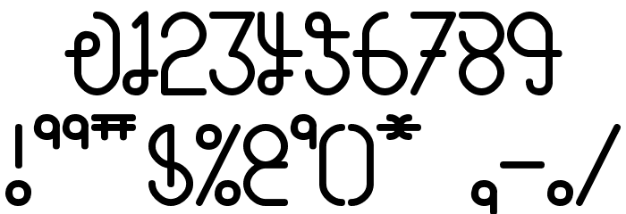 zion Font OTHER CHARS