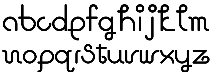 zion Font LOWERCASE