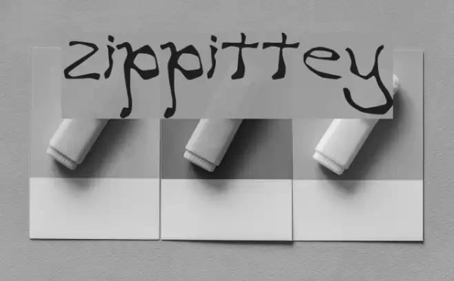 zippittey Font examples