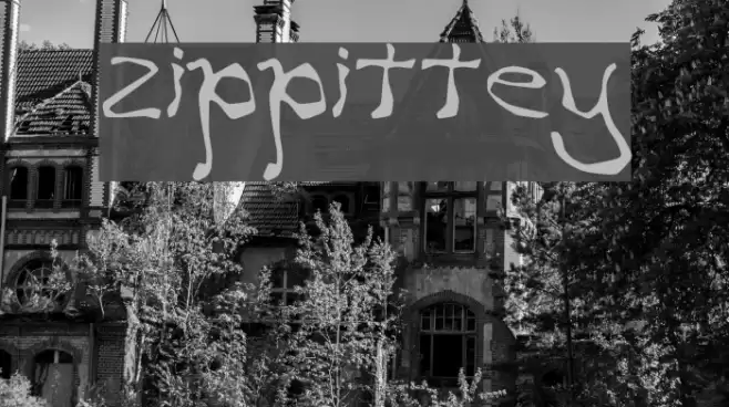 zippittey Font examples