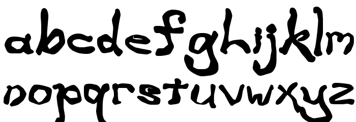 zippittey Font LOWERCASE