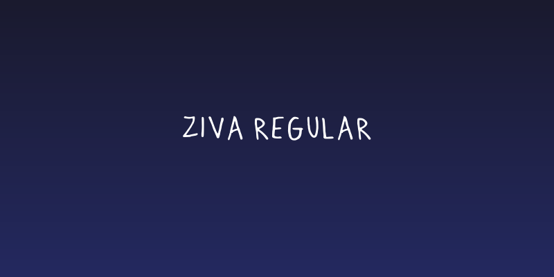 ziva Regular Social Header