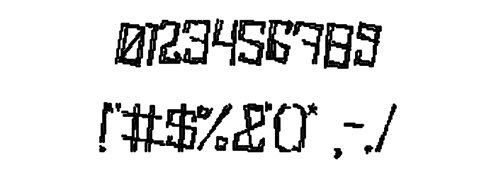 Zkratchy Regular Font OTHER CHARS