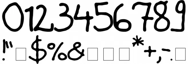 zladdi Font OTHER CHARS