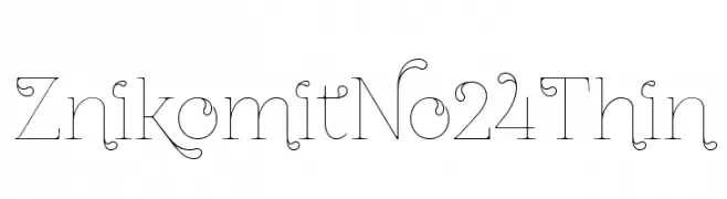 ZnikomitNo24 Thin 