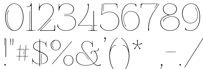ZnikomitNo25 Font OTHER CHARS